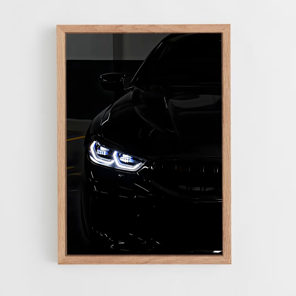 Poster M8 Noir d'Ébène – affiche BMW (vue 4)